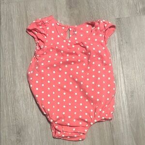Polka Dot Pink Kids One Piece